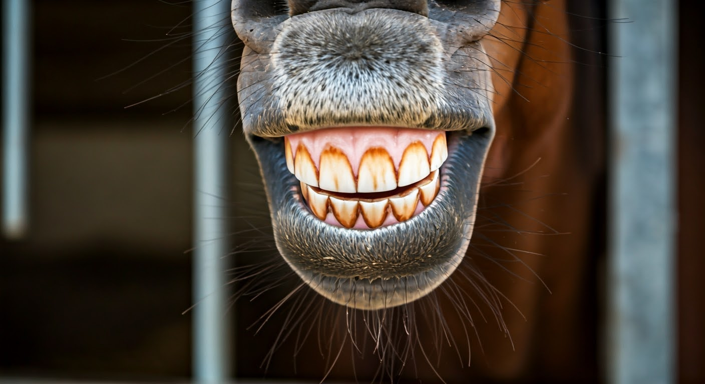 Jak sprawdzić ile koń ma lat? Spójrz na jego zęby!